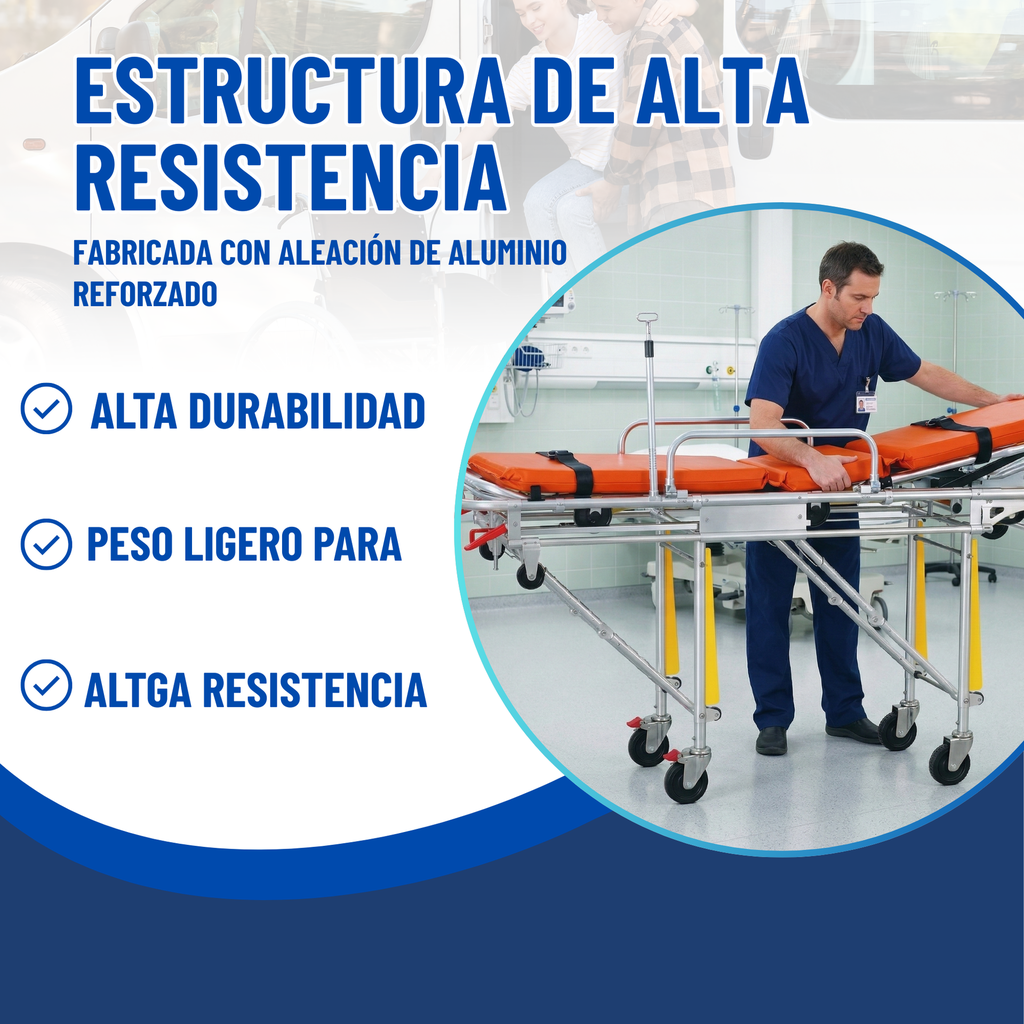 camilla de ambulancia plegable