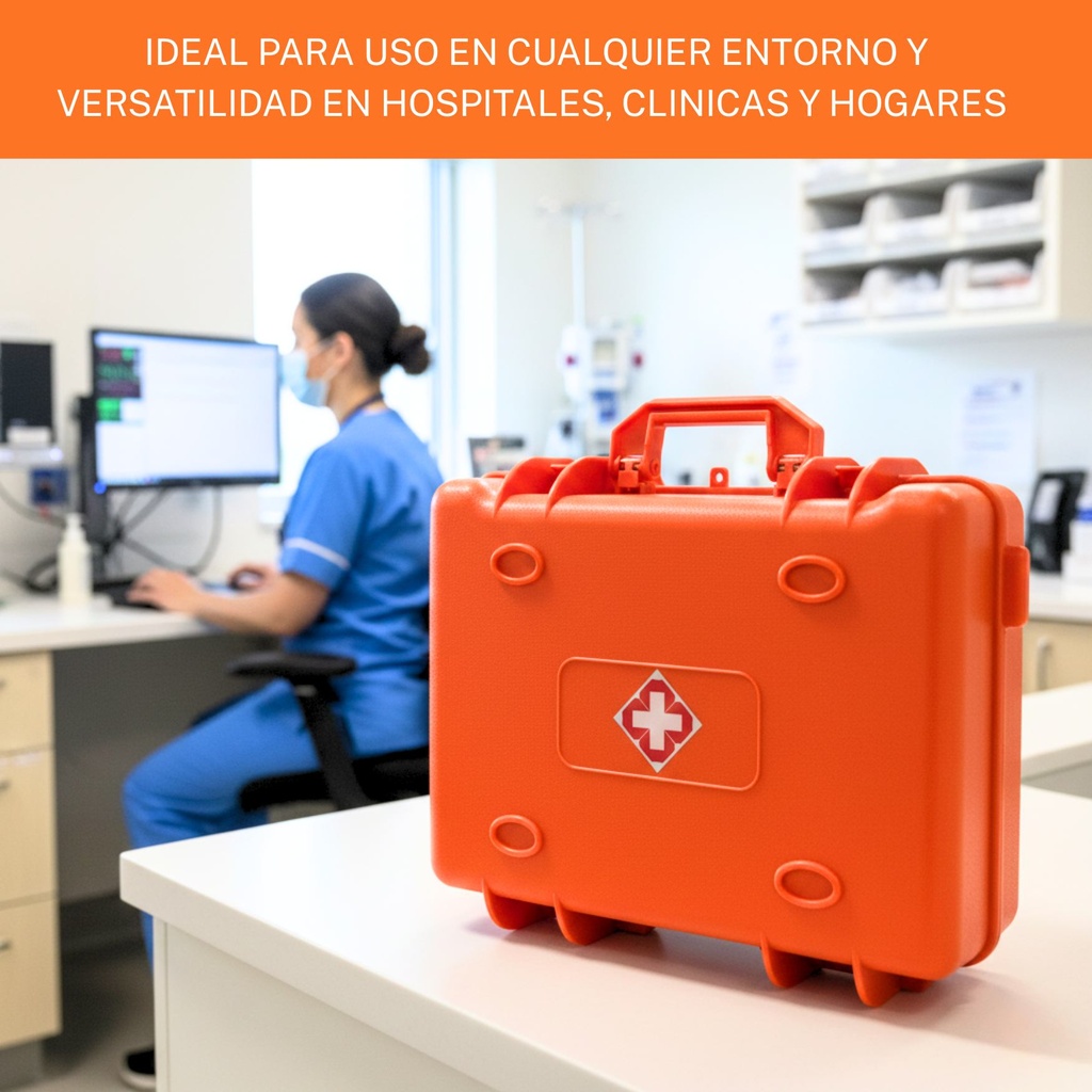 maletín de reanimación para hospital