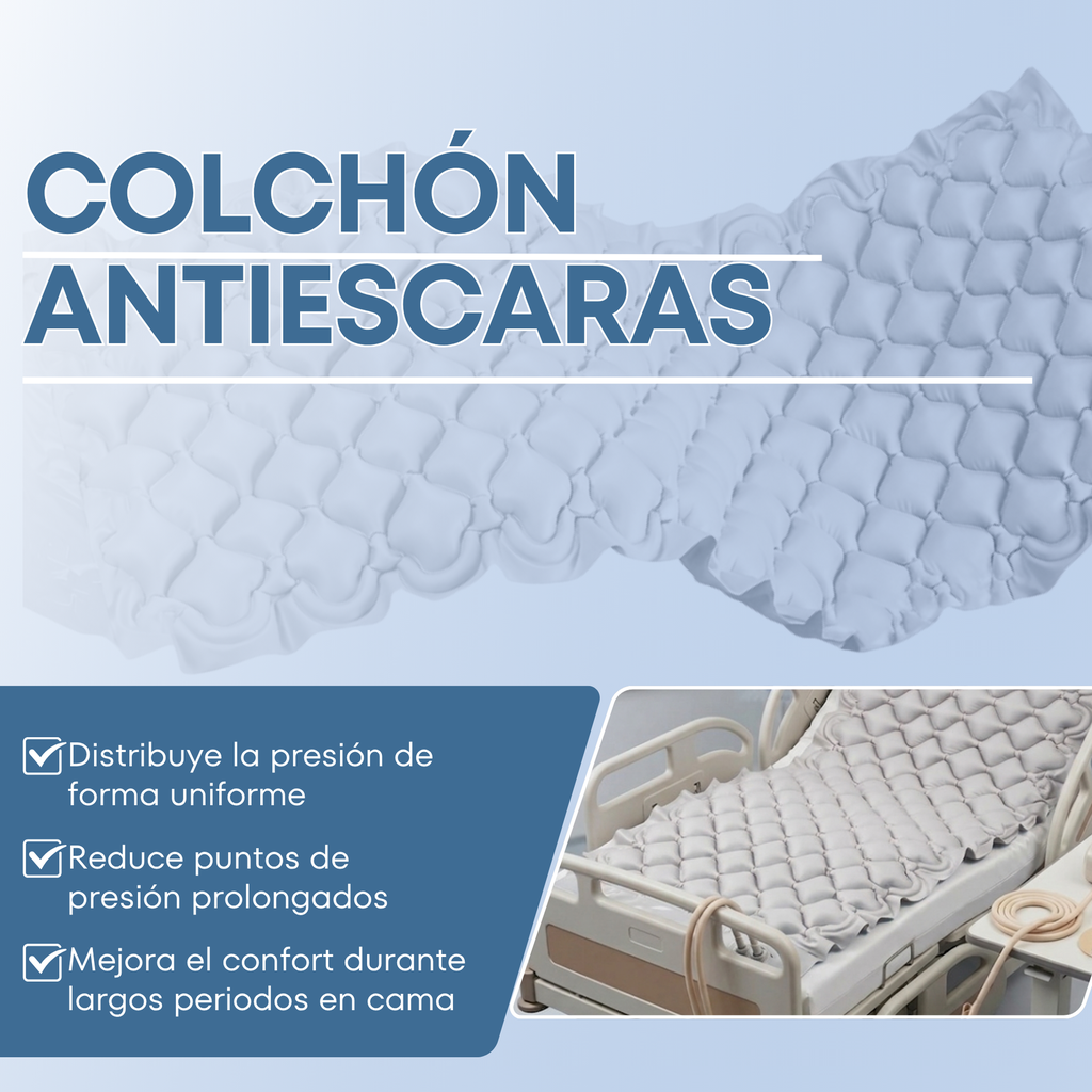 colchón antiescaras para pacientes postrados