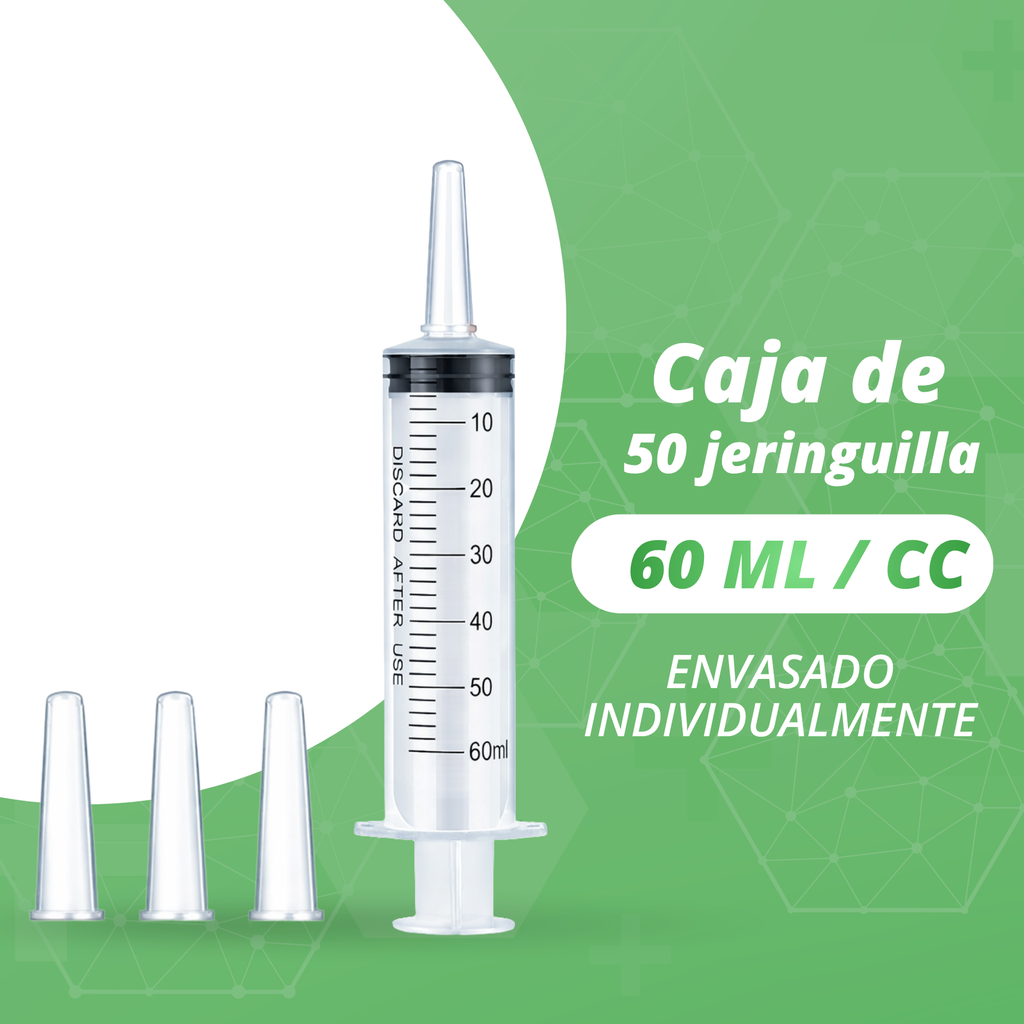 jeringa de alimentacion 50/60ml 1u precio