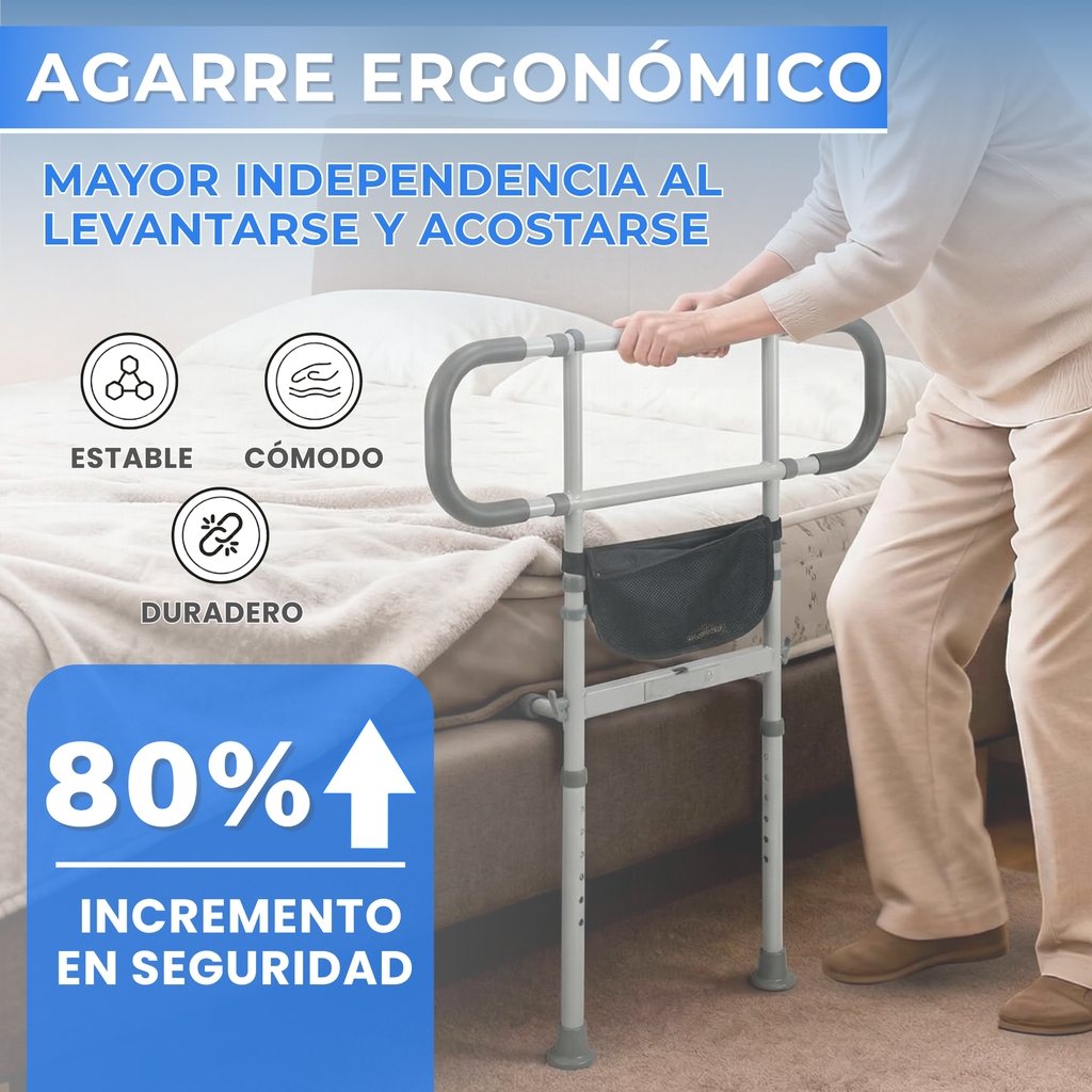 barandas para camas de adultos con soporte seguro