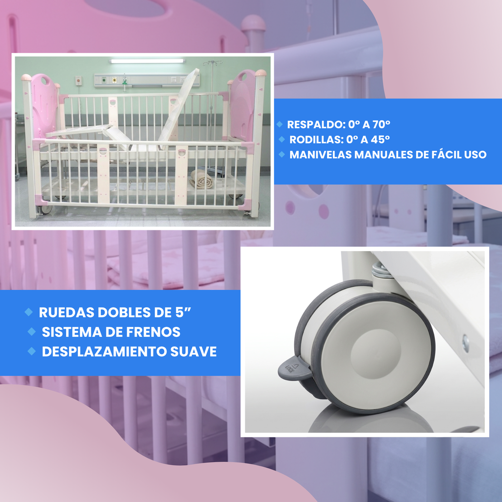 cuna clínica para sala de recién nacidos