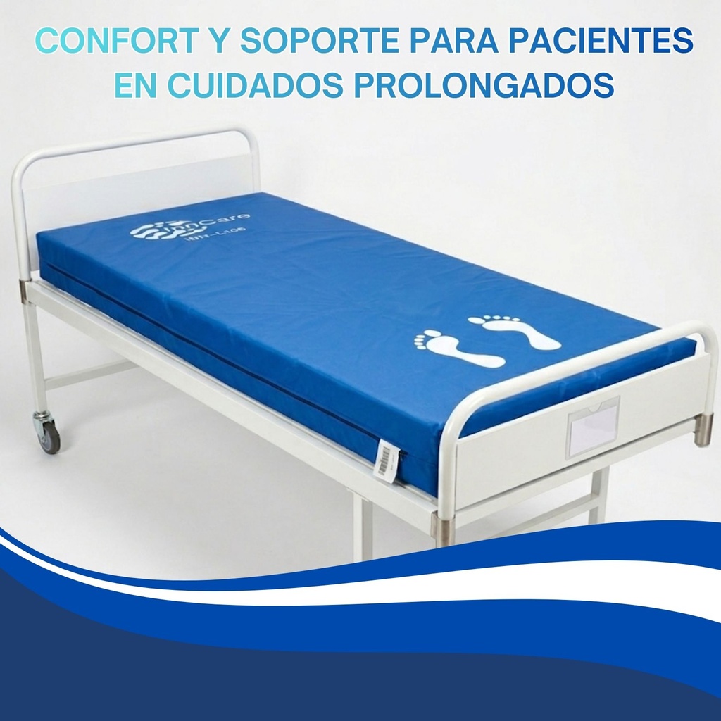 Colchon para Cama Hospitalaria de Posiciones Confort 75" x 35.5" 6" InnCare 