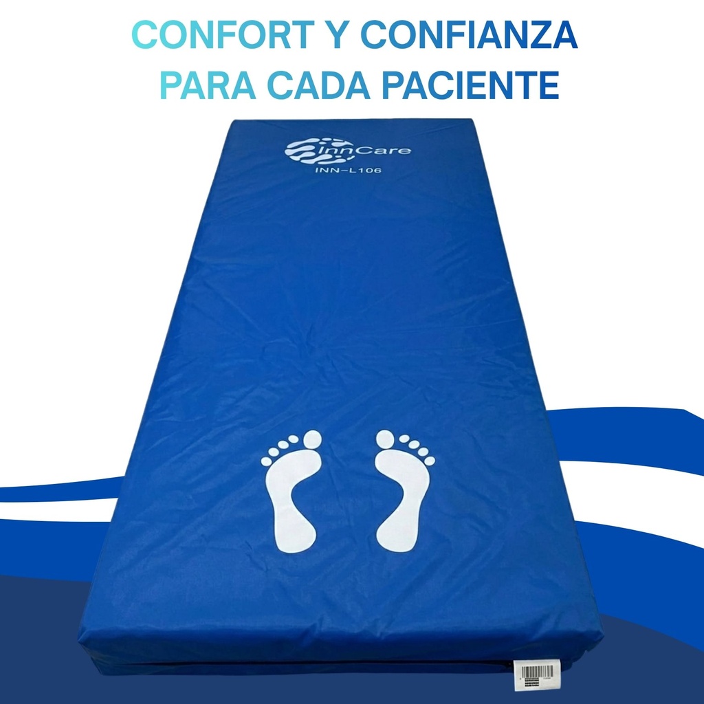 Colchon para Cama Hospitalaria de Posiciones Confort 75" x 35.5" 6" InnCare 