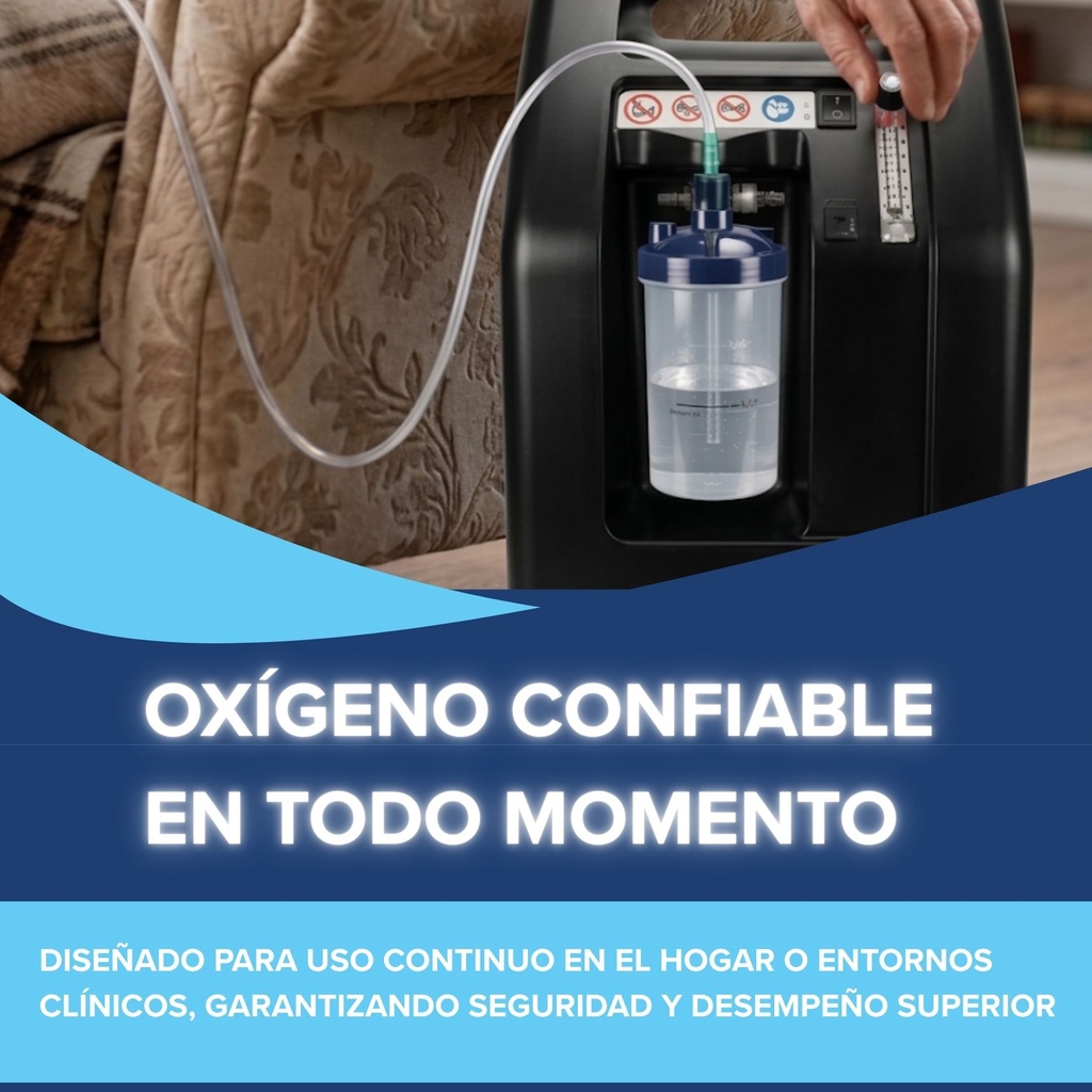 concentrador de oxígeno silencioso