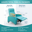 sillon reclinable con portasueros
