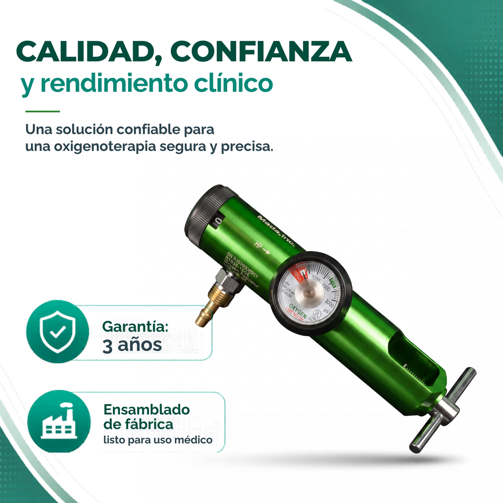 regulador de oxigeno medisinal