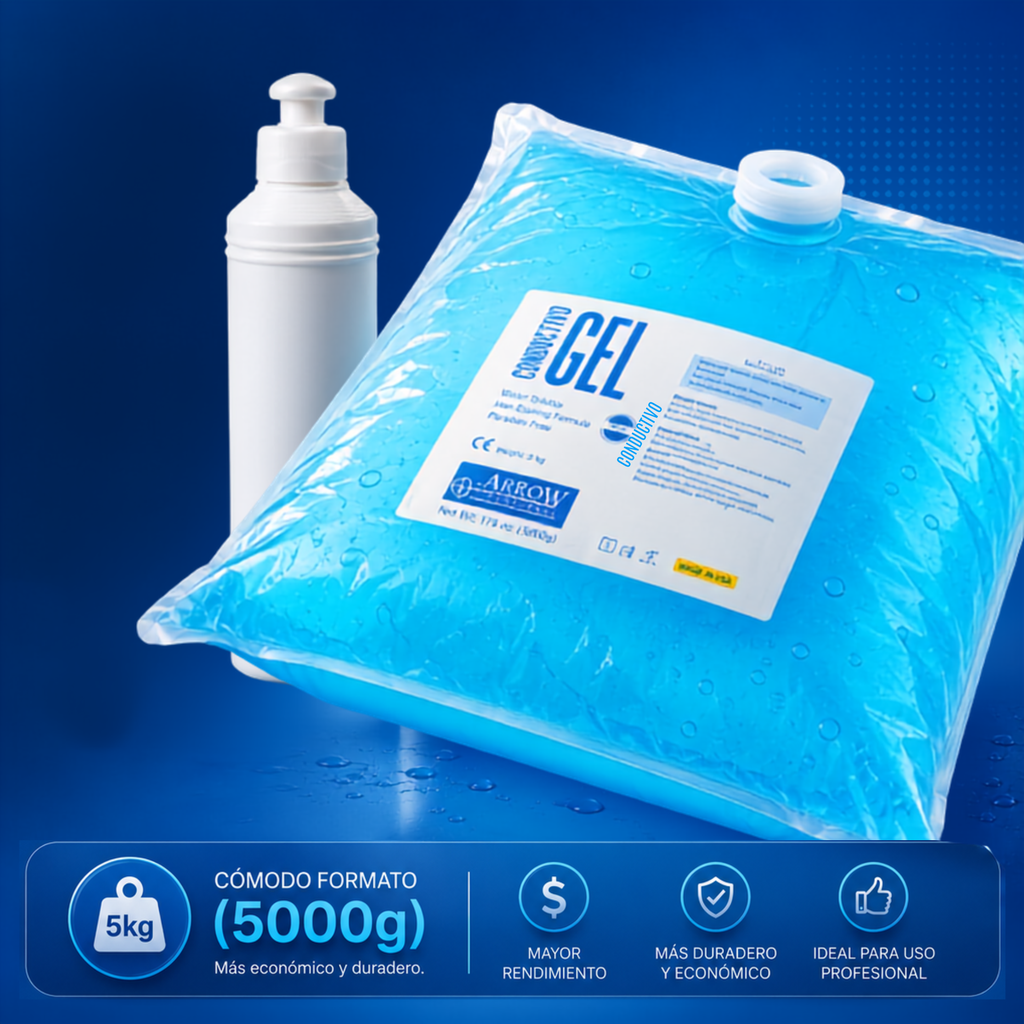 Gel para ultrasonido transparente 5000g uso hospitalario - InnovaMed