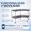 Mesa para Instrumental Quirúrgico Semi Circular, Curva Quirófano