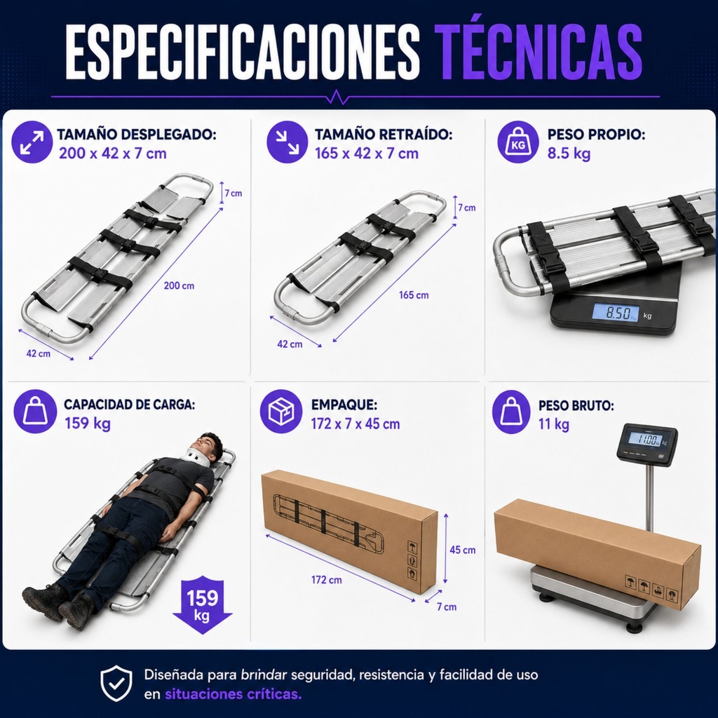 camilla-para-proteccion-civil