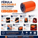 Ferula Moldeable de Aluminio