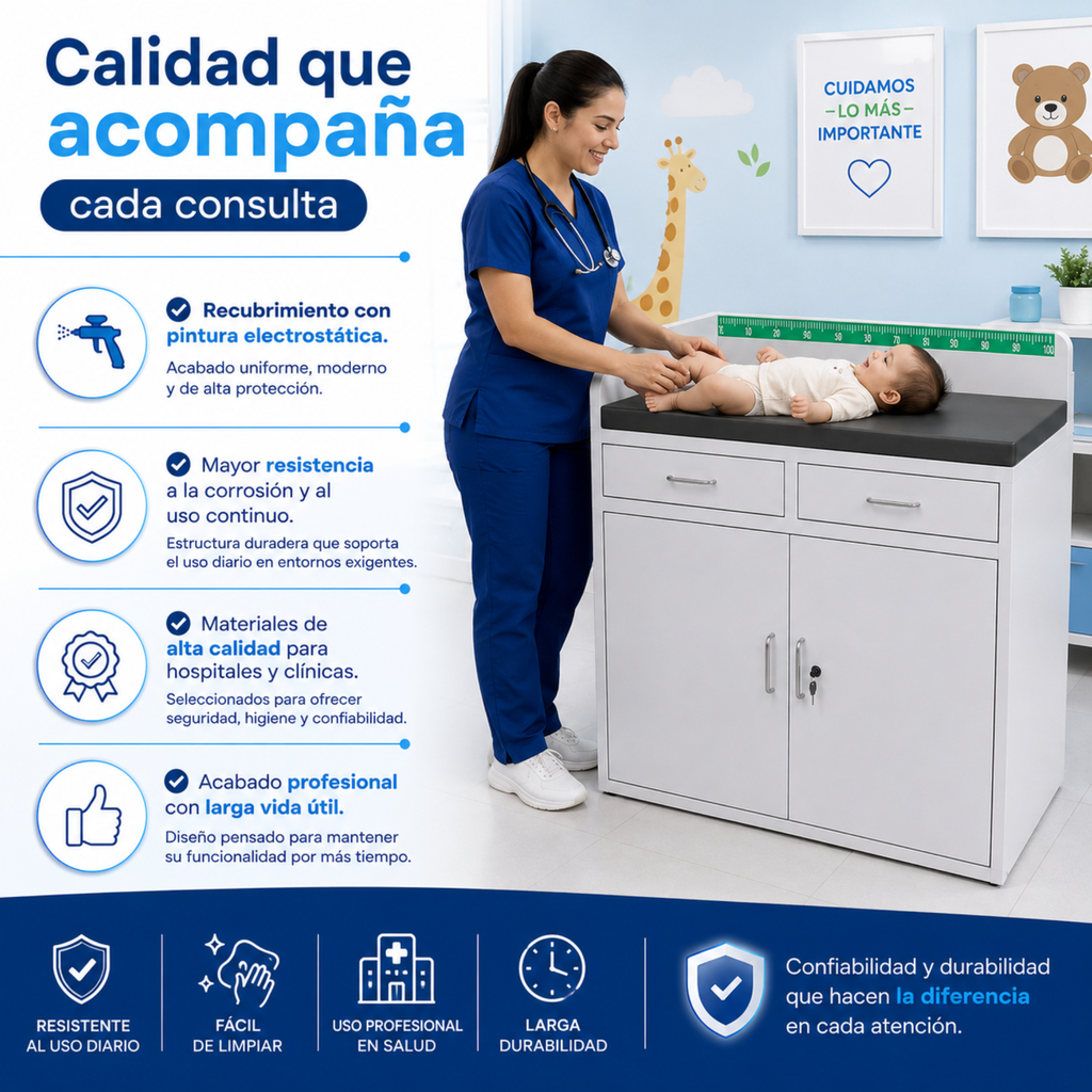 Camilla-de-examen-pediátrica
