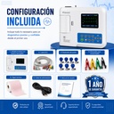 Electrocardiógrafo de 3 Canales 12 Derivaciones Neovist 