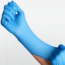 guante azules para medicos