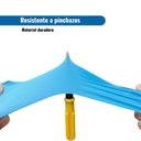 guantes de nitrilo azul