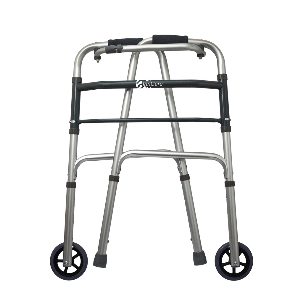 Andador - plegable - con- Dos Ruedas- para-personas mayores