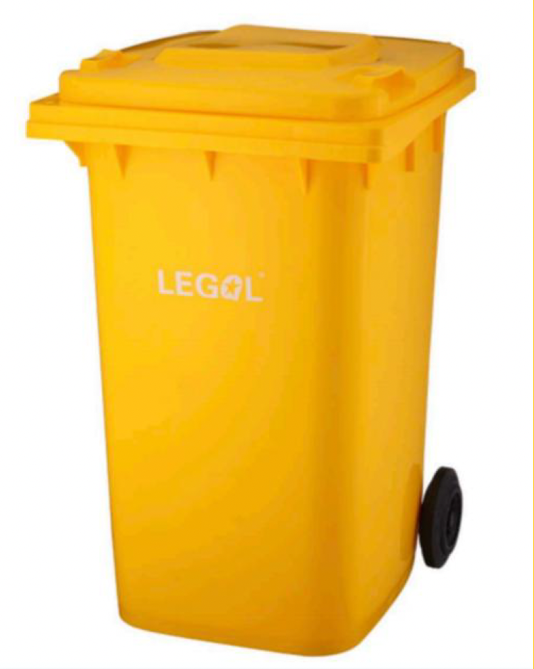 Zafacon Plástico de 240 Litros Tapa y Pedal