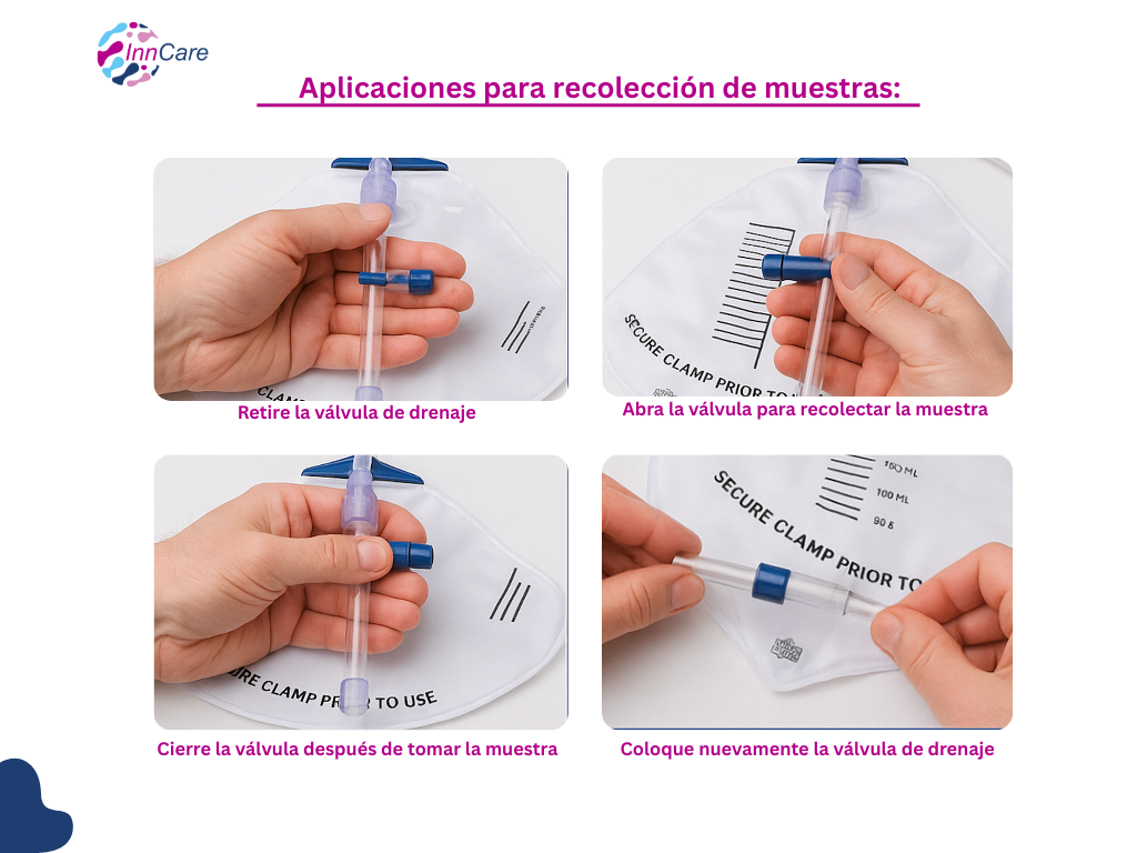 colector de orina médico estéril