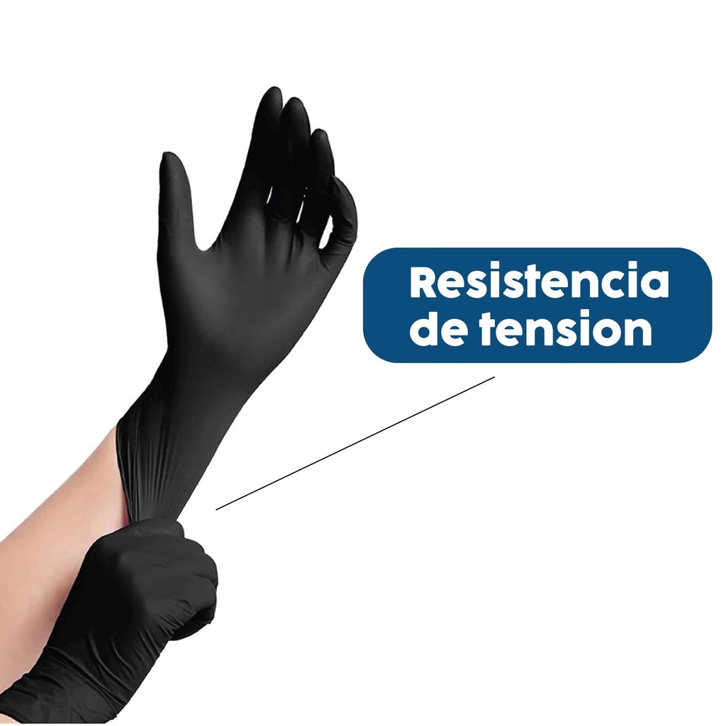 guantes negro