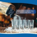 guantes médicos negros