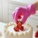 guante de nitrilo rosado para repoteria  venta mayorista