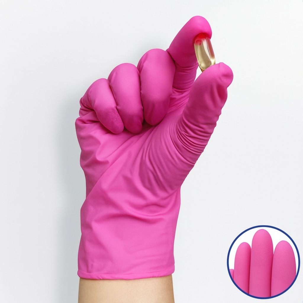 guantes de nitrilo  médicos