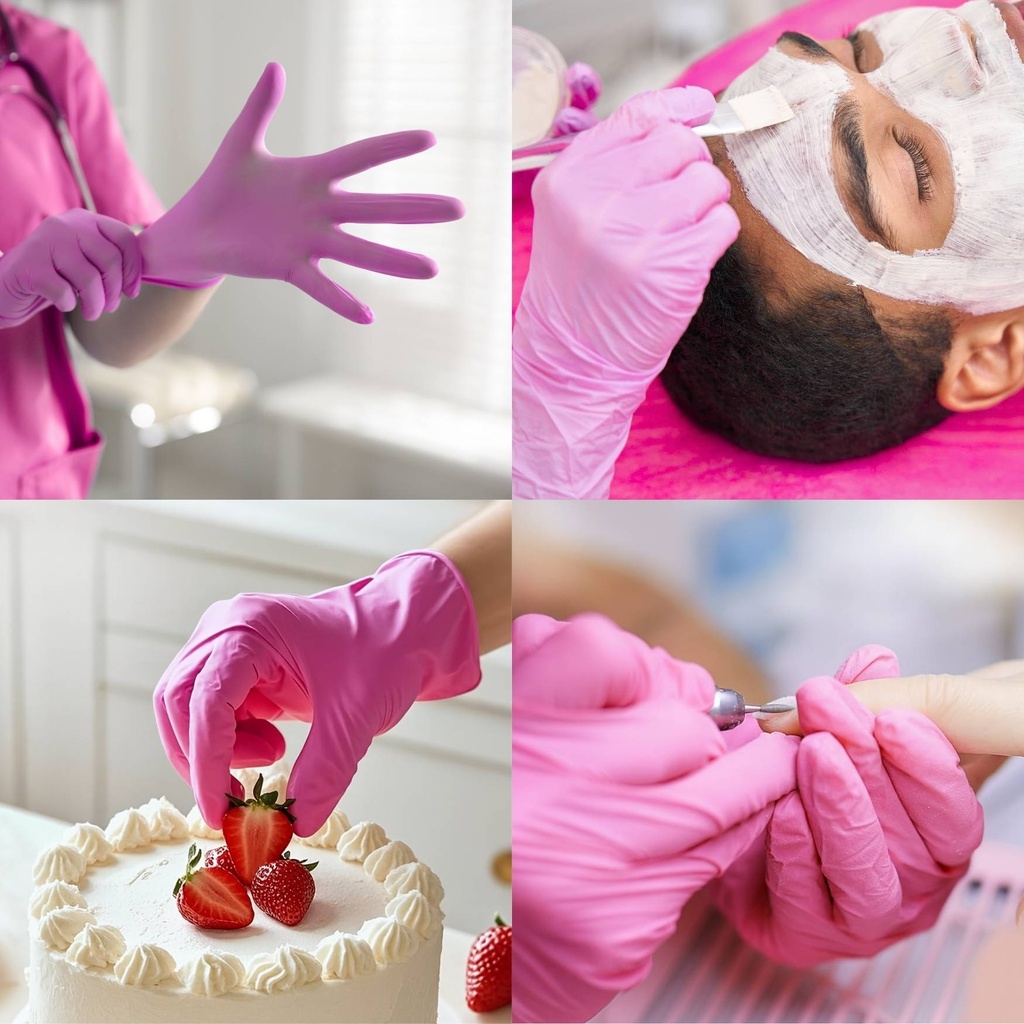 guantes de nitrilo  médicos