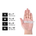 guante rosa para salon de belleza