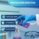 guantes de nitrilo azul