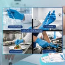 guantes de nitrilo sin polvo