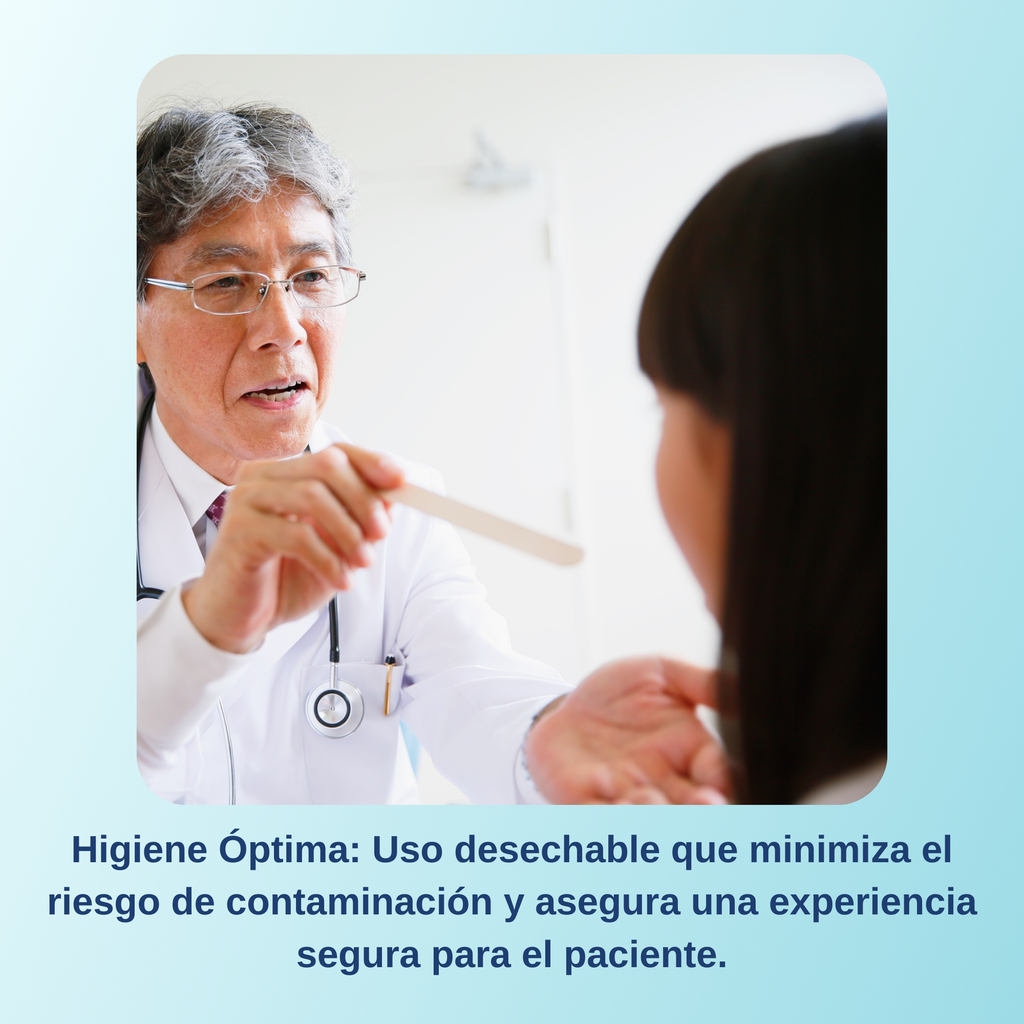 Baja Lengua (Depresor de Madera) Caja de 100 Desechable InnCare