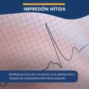  Papel EKG 80mm x 20m  para Electrocardiógrafos de 3 Canales