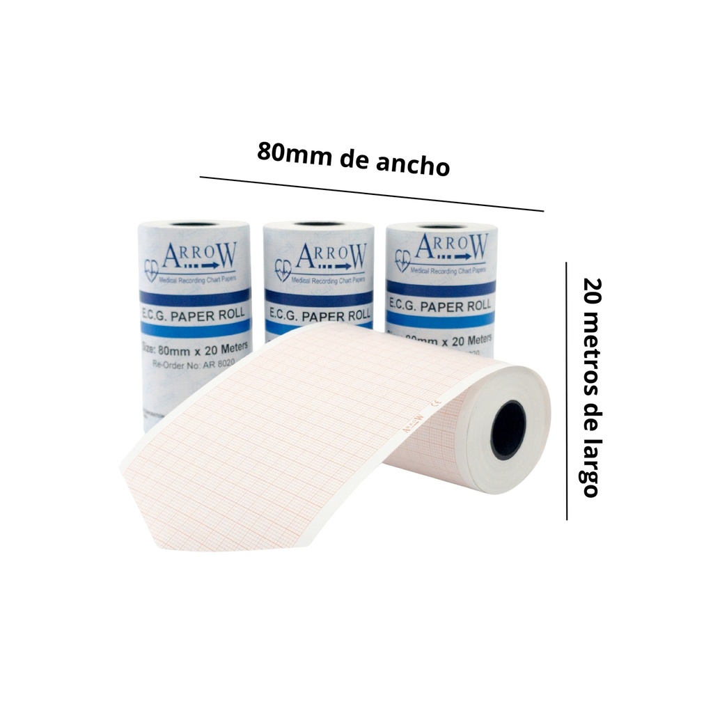 papel para electrocardiógrafo un canal