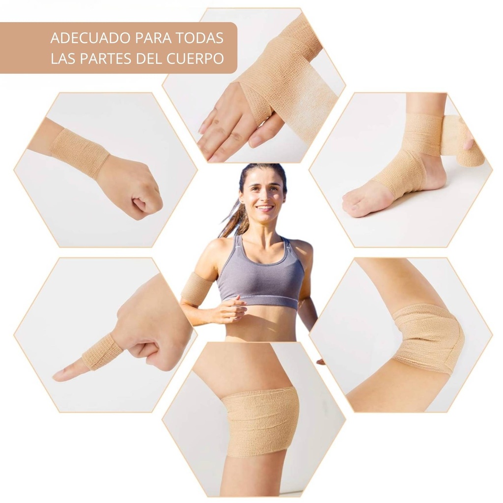 Venda Coban 5cm x 5m Color Piel InnCare