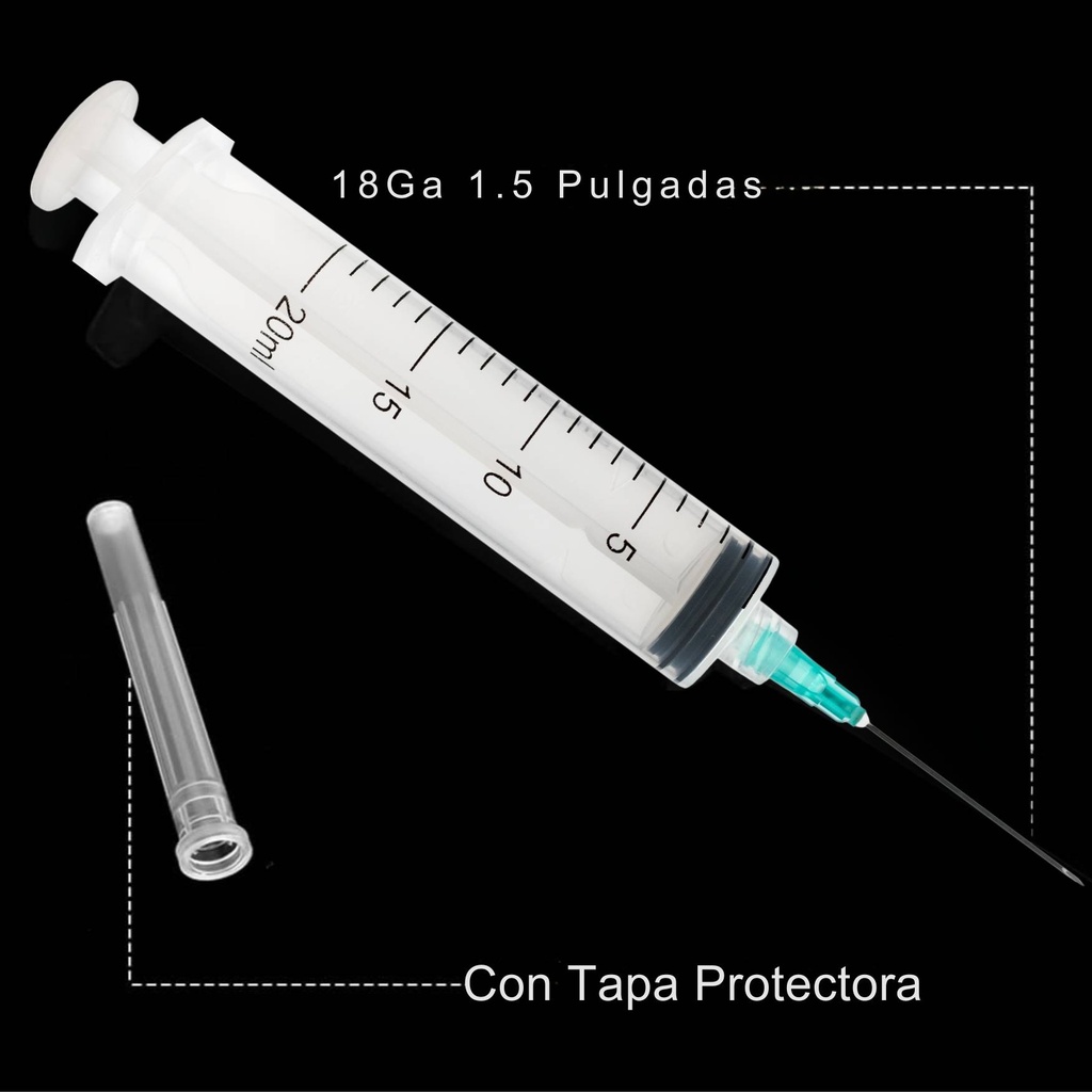 Jeringuilla de 20ML luer loock