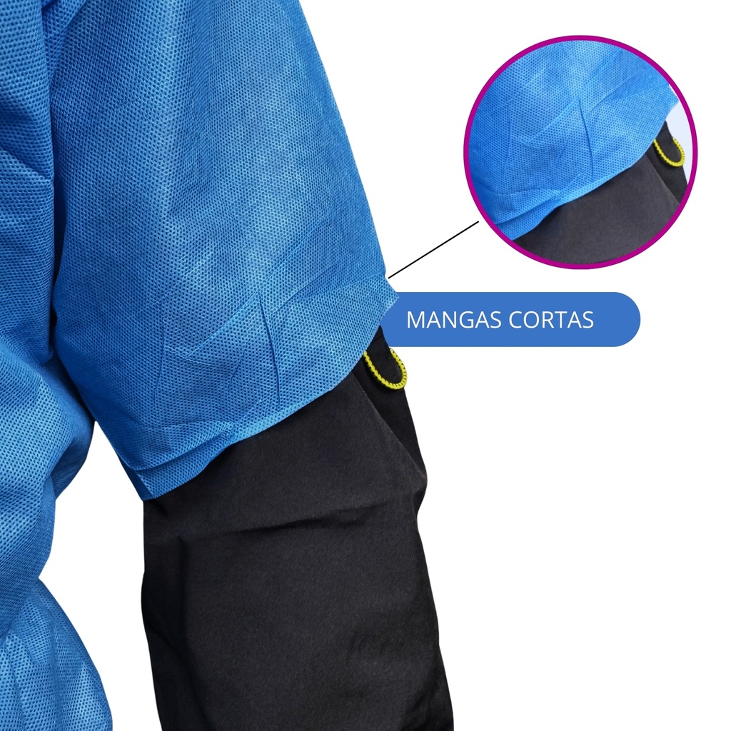 Bata Para Pacientes Manga Corta Desechable InnCare 