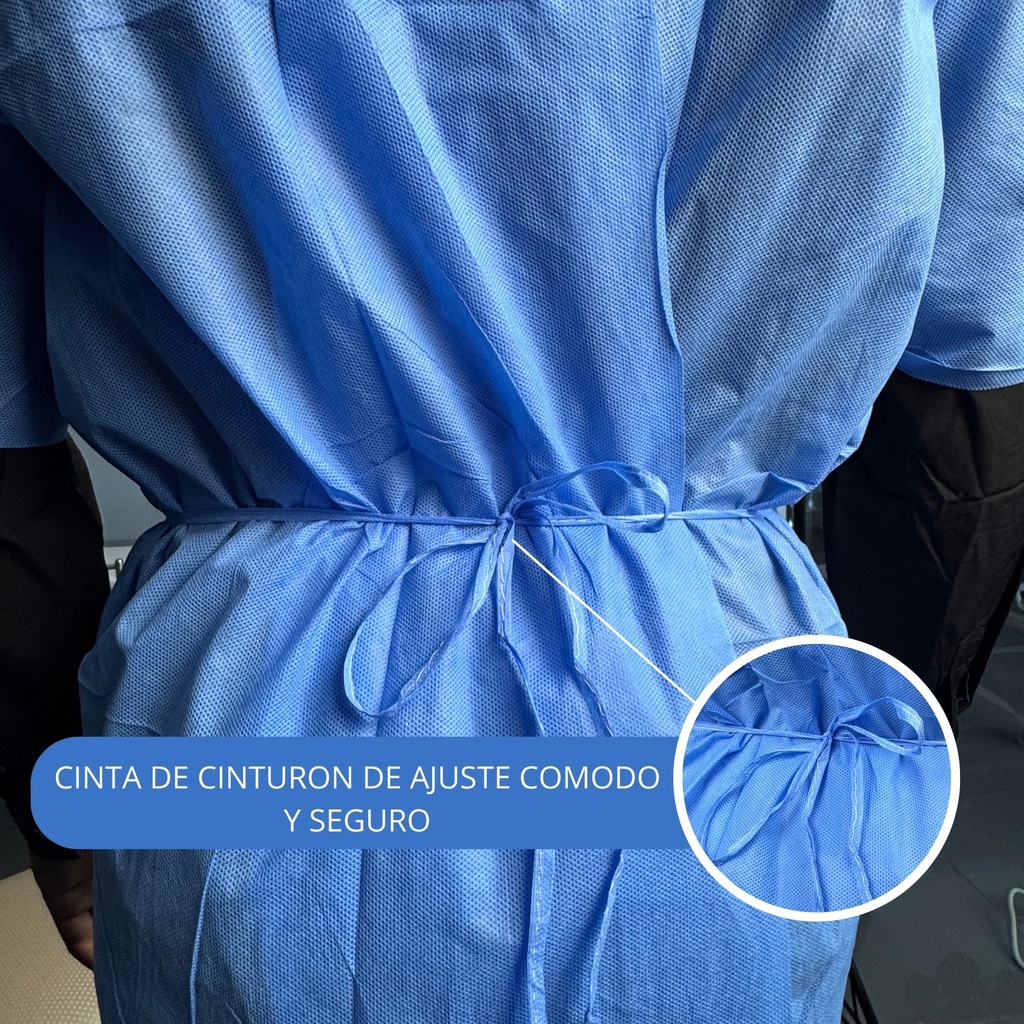 Bata Para Pacientes Manga Corta Desechable InnCare 