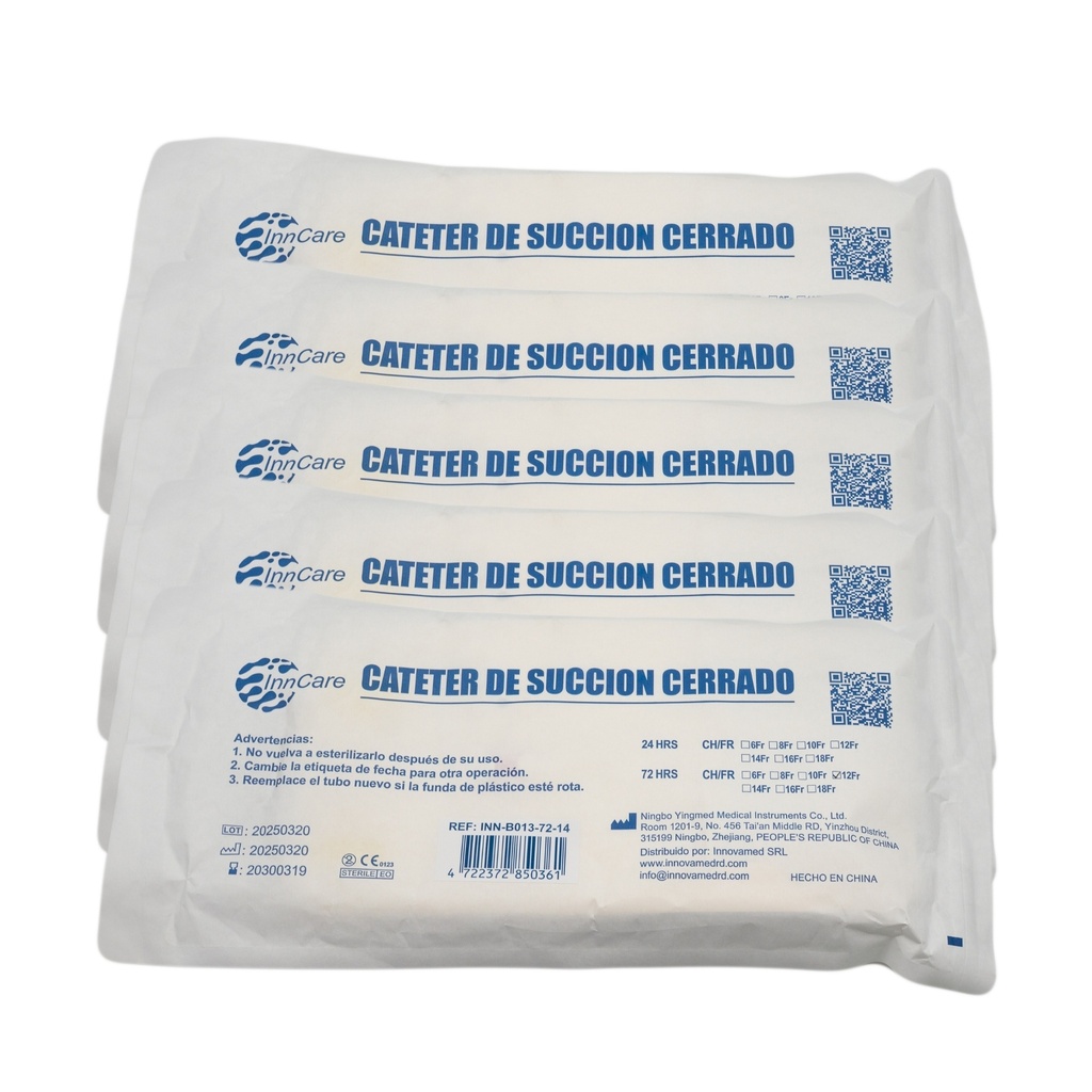 cateter de succion cerrado santo domingo