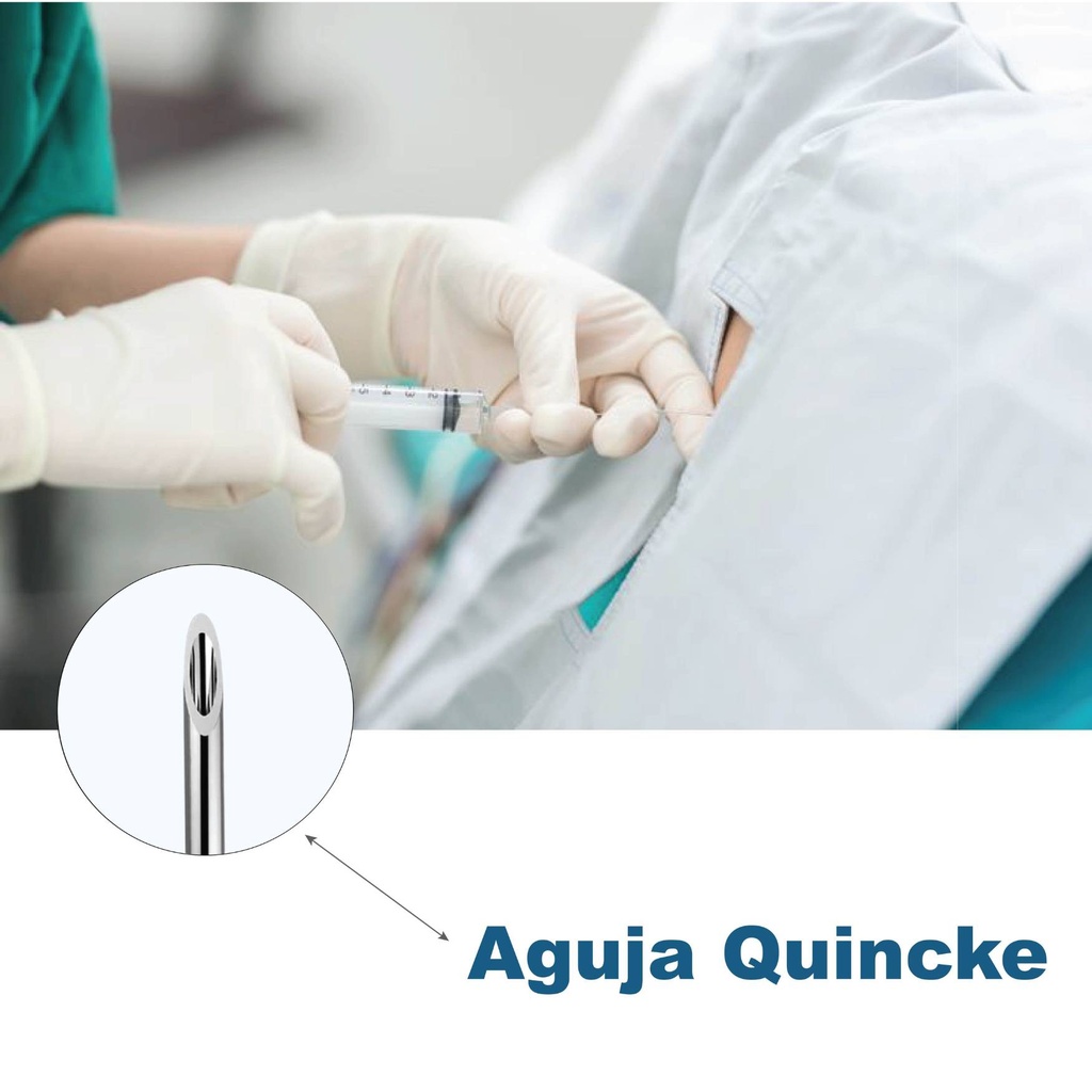 Aguja Epidural luer look