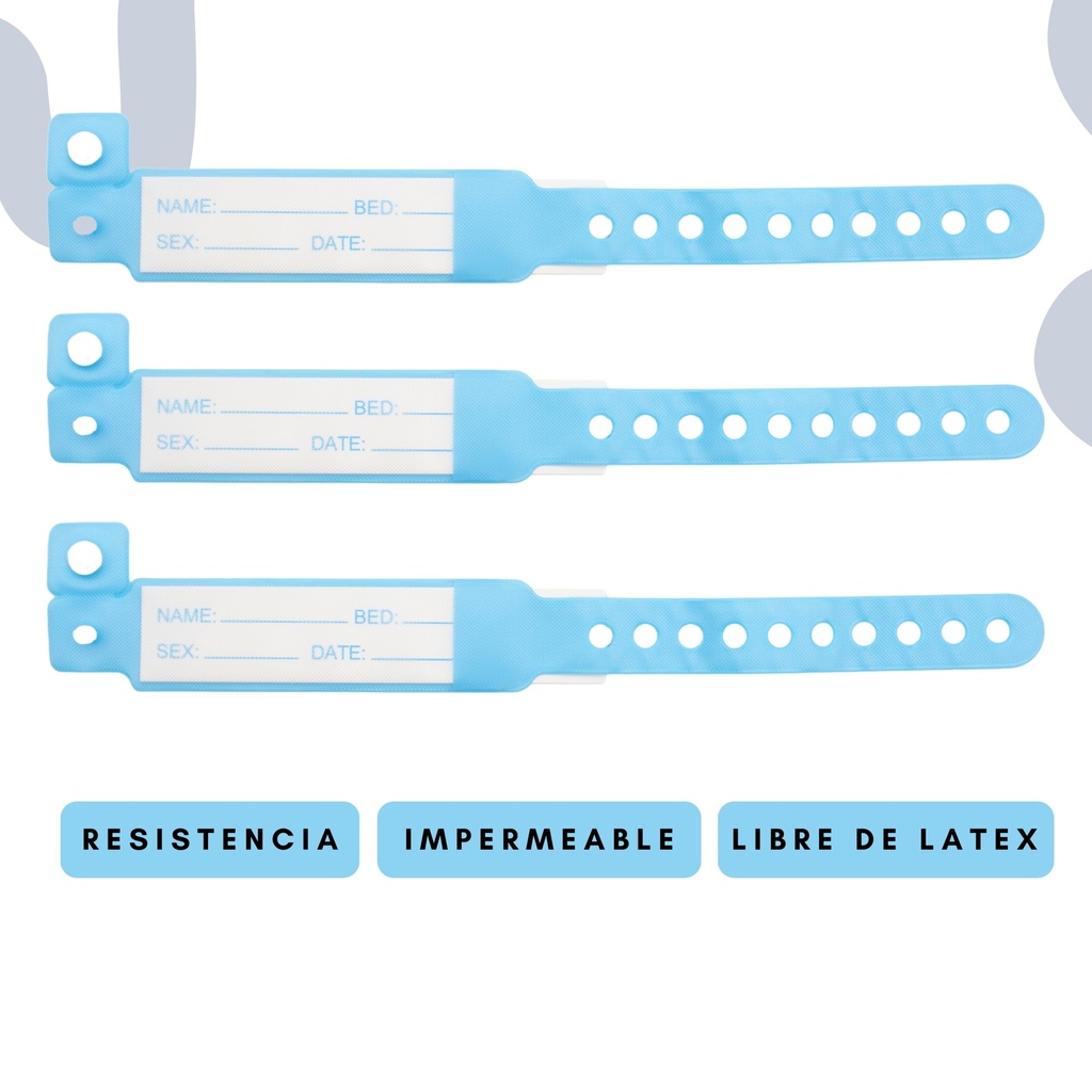 pulsera hospitalaria para pacientes