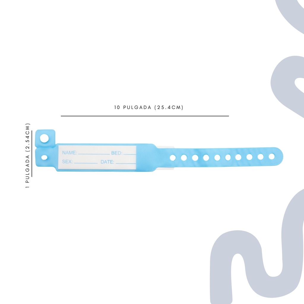 brazalete de identificación médica