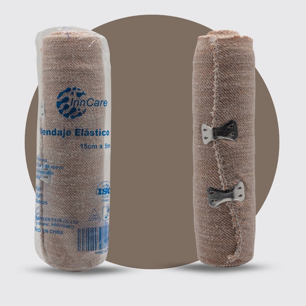 Venda Elástica de 6" x 5M,  inncare