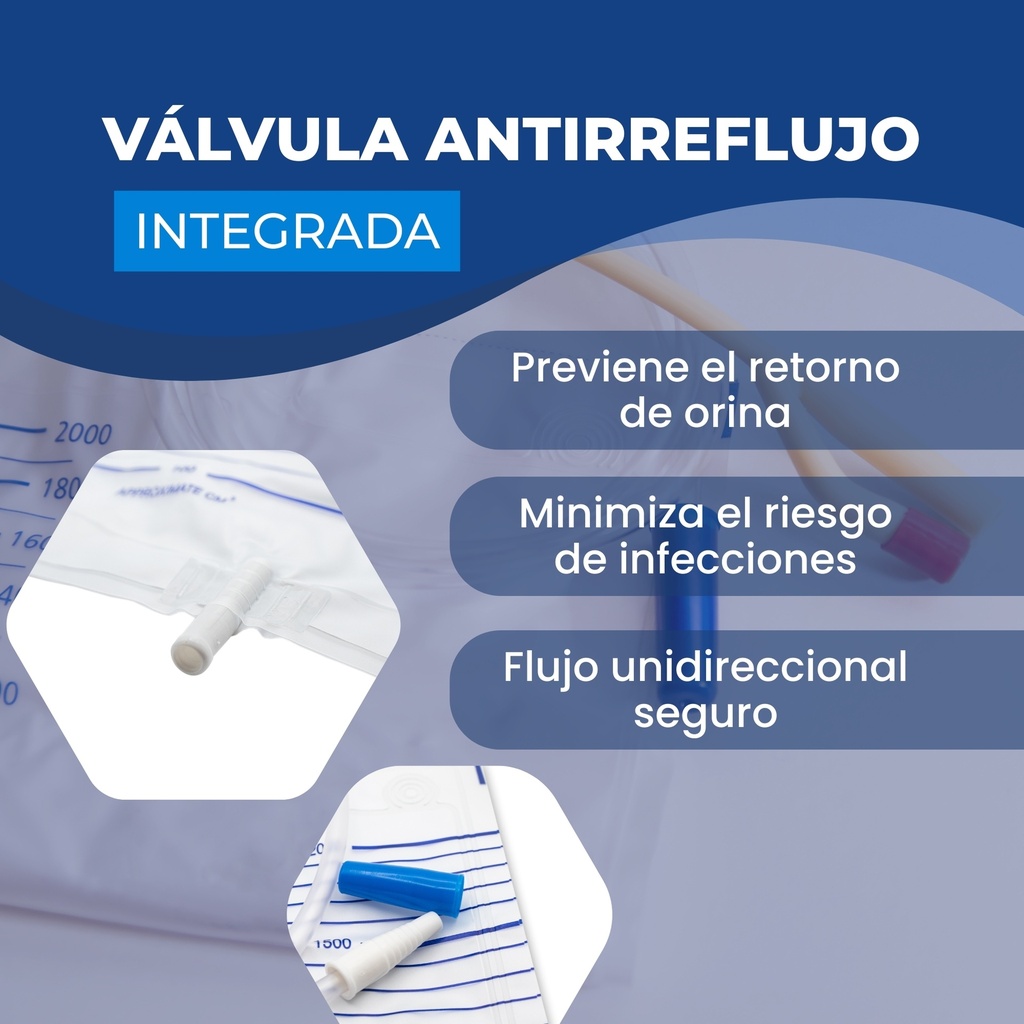 recolector de orina para persona mayor
