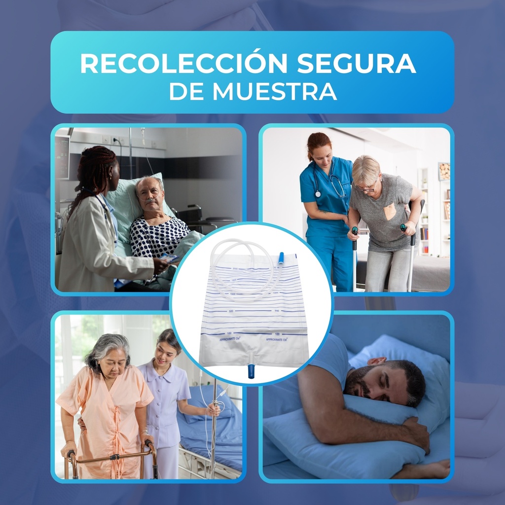 colector de orina adulto estéril