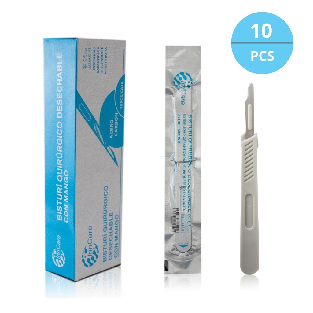 Caja de bisturi numero 15