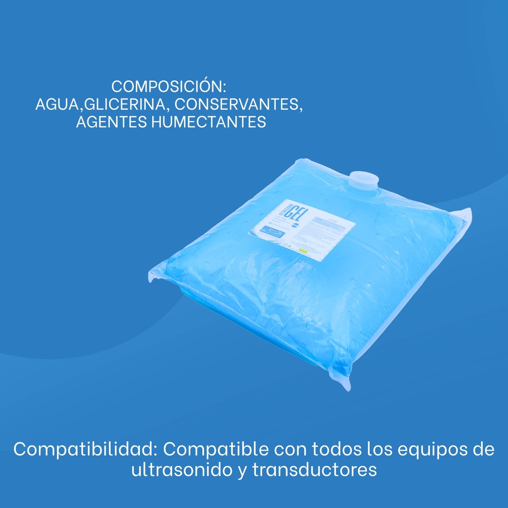 Gel de Ultrasonido de 5 litro