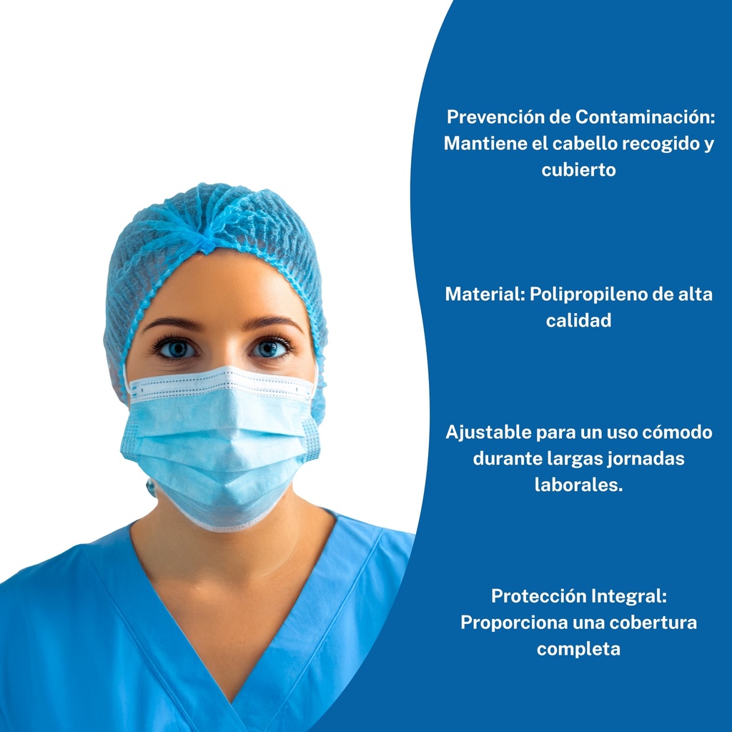 gorro de enfermera no tejido