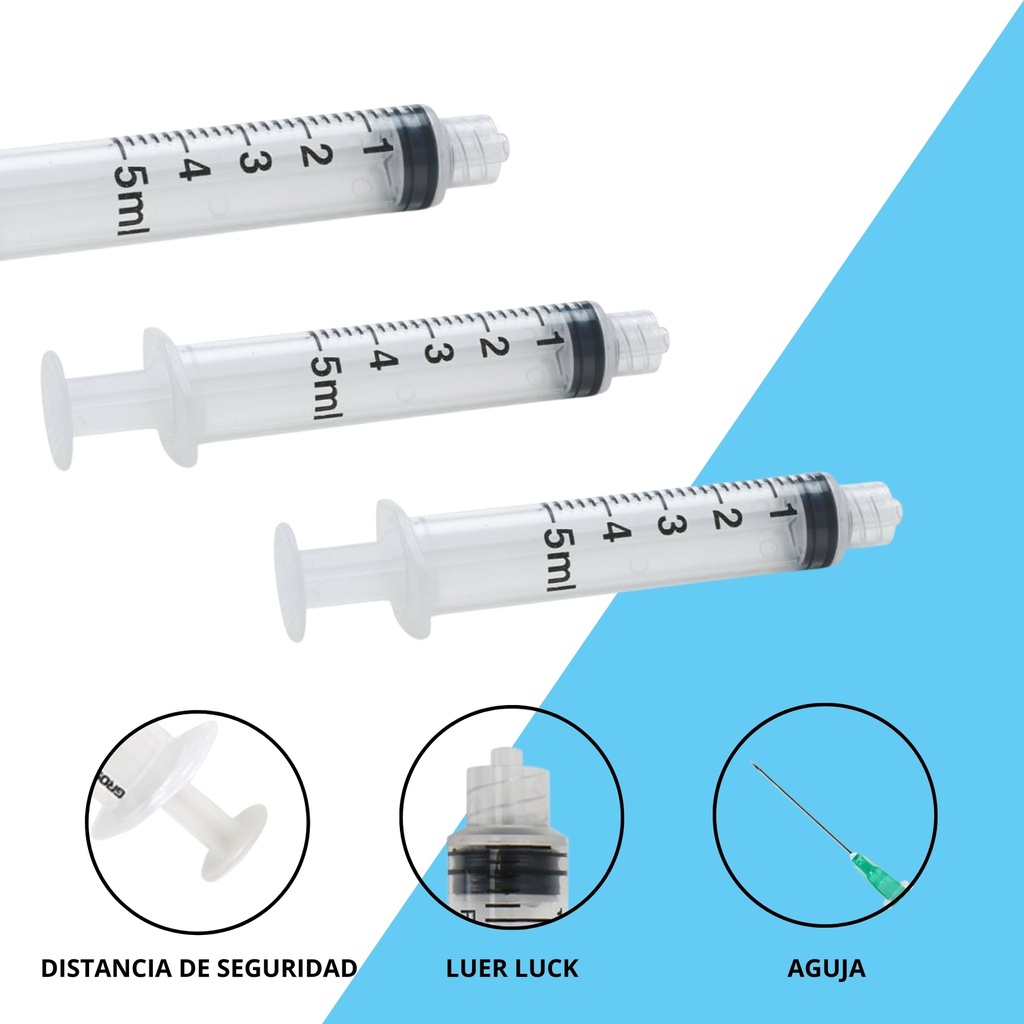 jeringa 5 ml luer slip