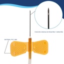 aguja tipo mariposa- para- canalización