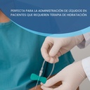 mariposa intravenosa 21G 18 cm -hospitalaria